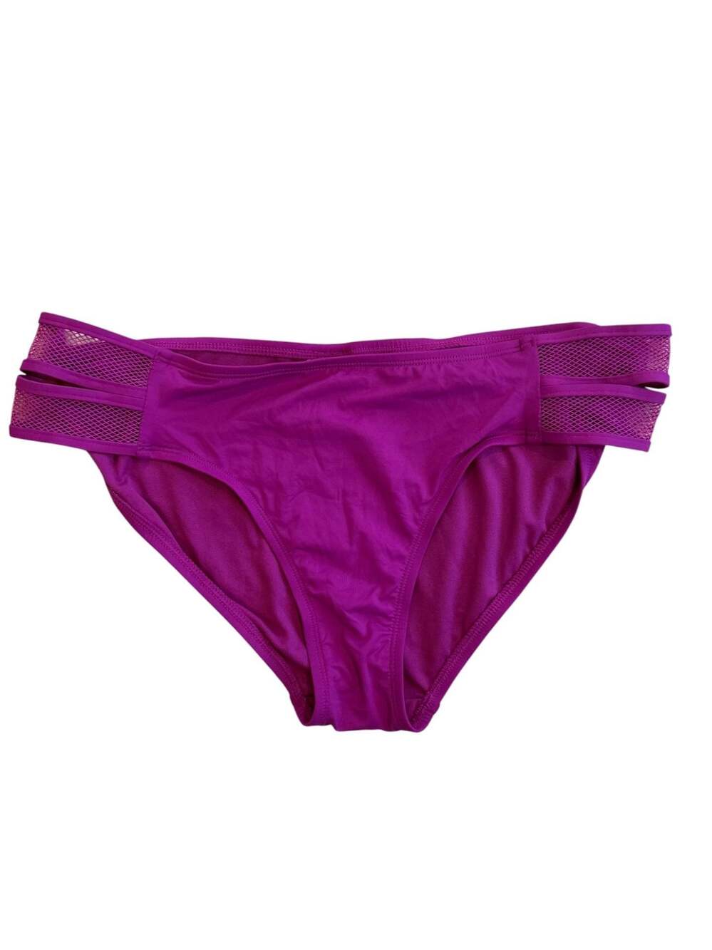 Cole of California Purple Mesh Side Bikini Bottoms